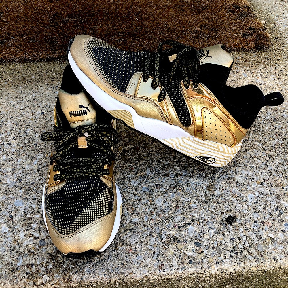 Puma Blaze of Glory Gold size 9.5 women’s